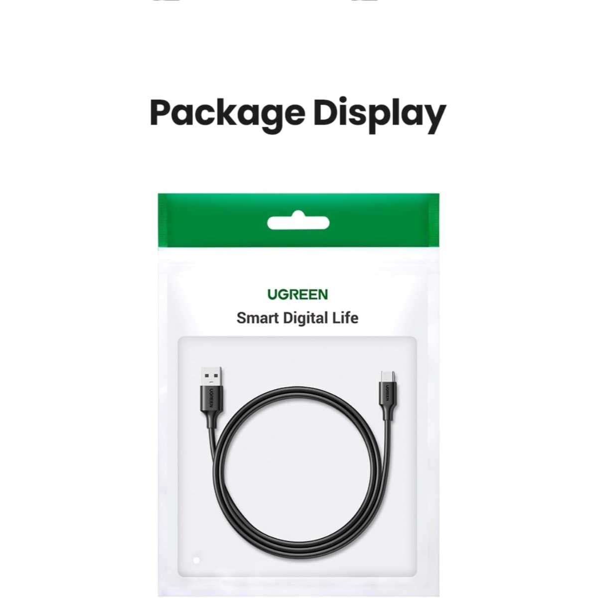 يوجرين US287 كابل USB-A إلى USB-C