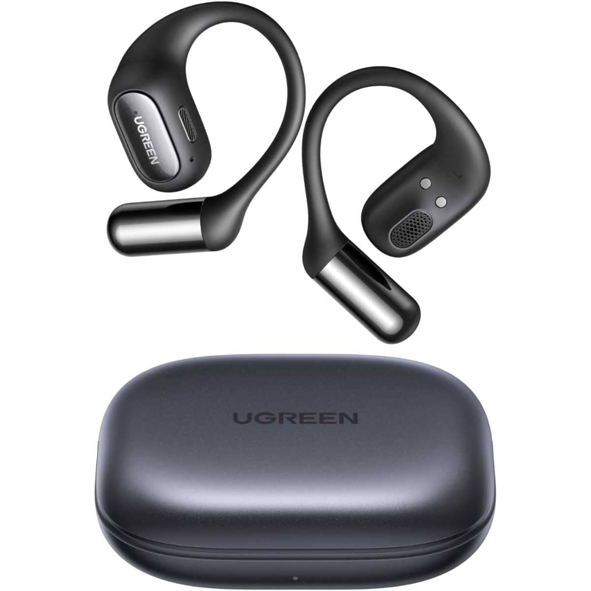 يوجرين FitBuds أسود سماعات أذن لاسلكية مفتوحة