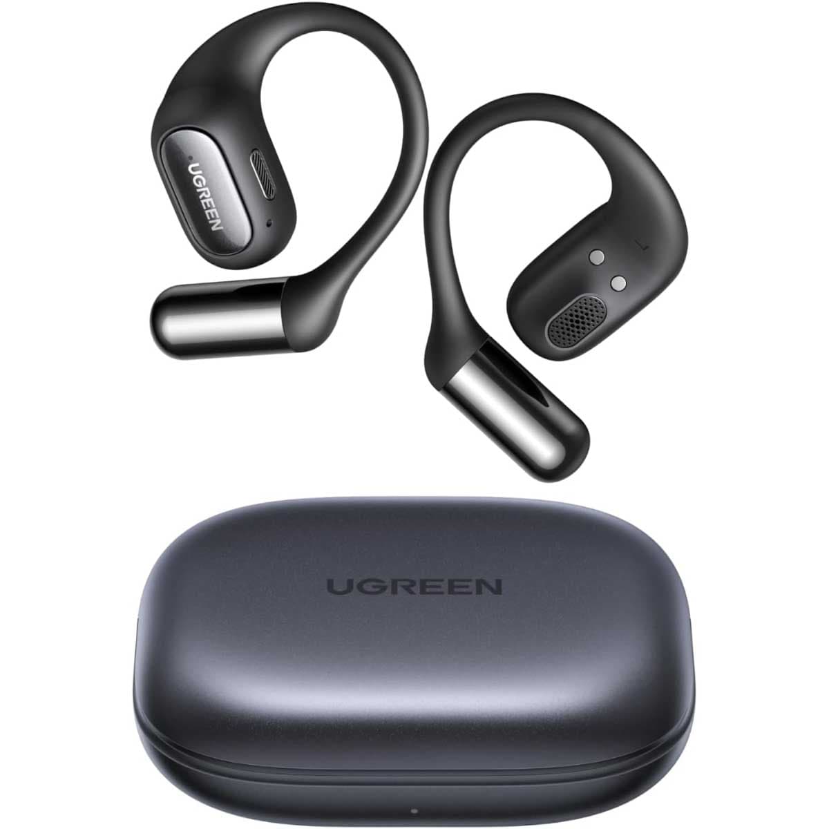 يوجرين FitBuds أسود سماعات أذن لاسلكية مفتوحة