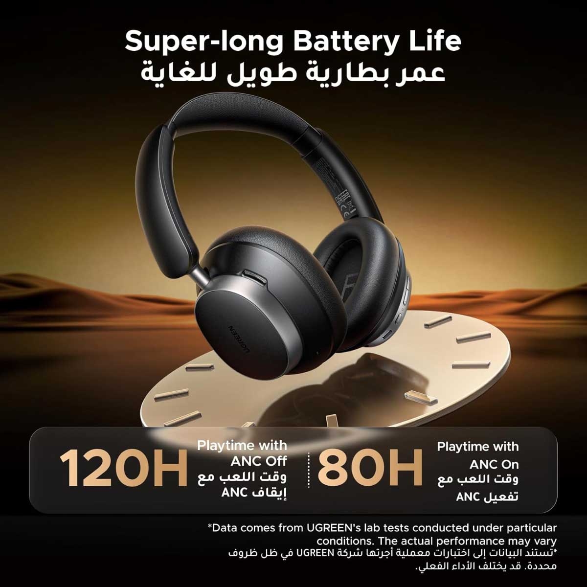 يوجرين HiTune Max6 Studio Pro سماعات رأس لاسلكية فوق الأذن