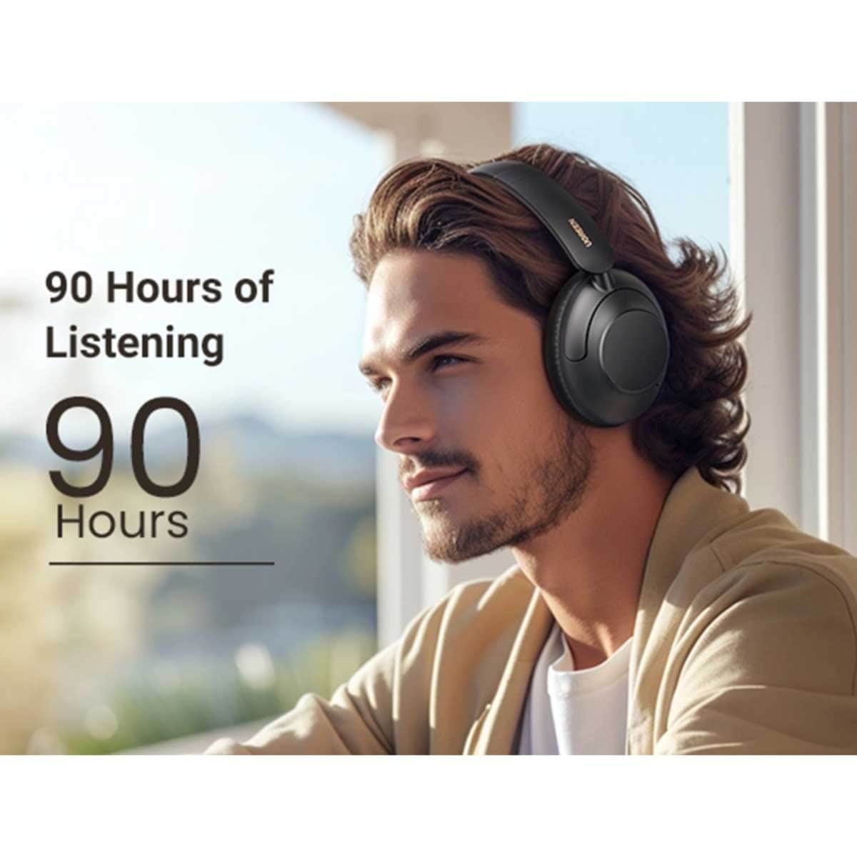 يوجرين HiTune Max 2 HP205 سماعات رأس لاسلكية فوق الأذن مع إلغاء الضوضاء النشط