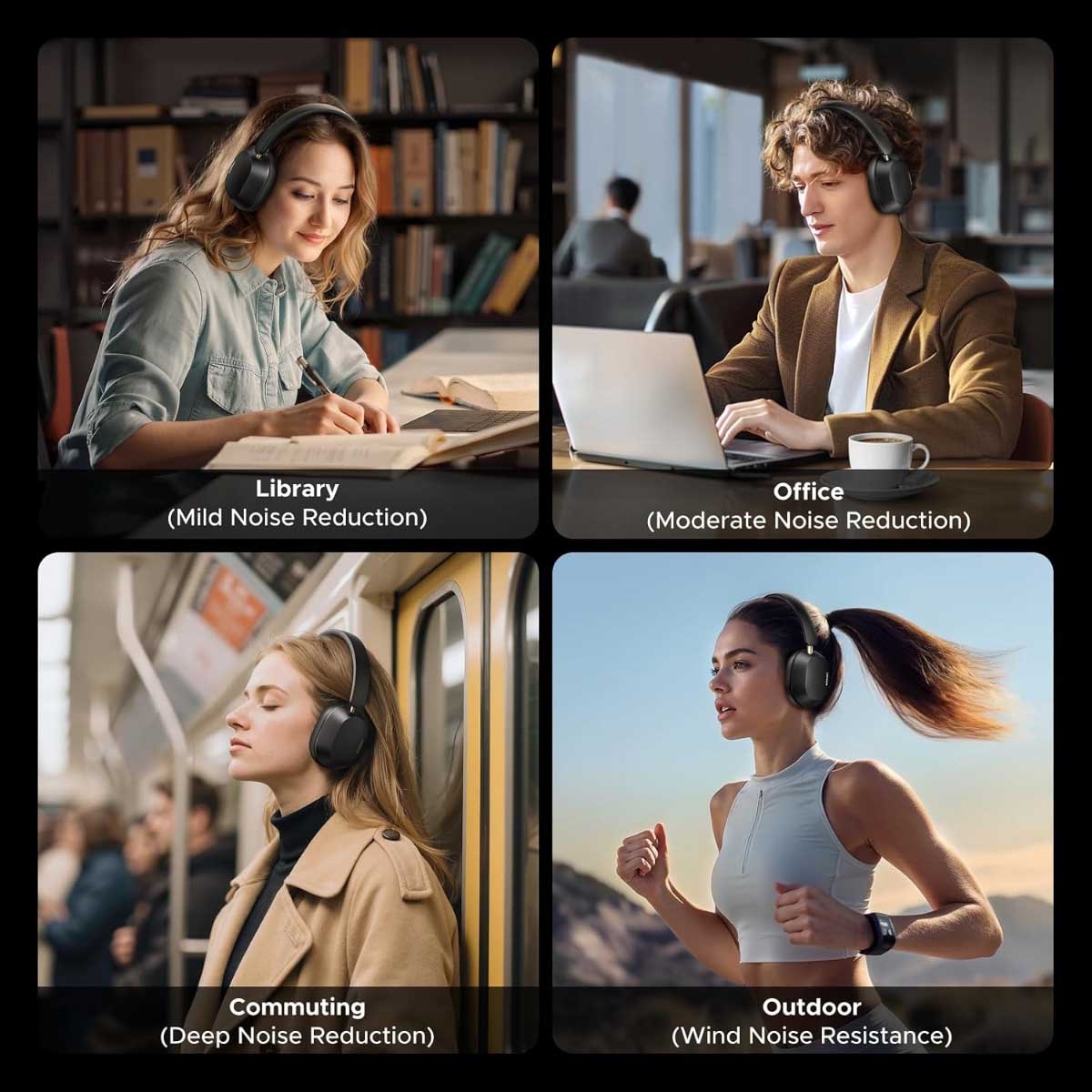 UGREEN Max5C ANC Wireless Over Ear Headphones