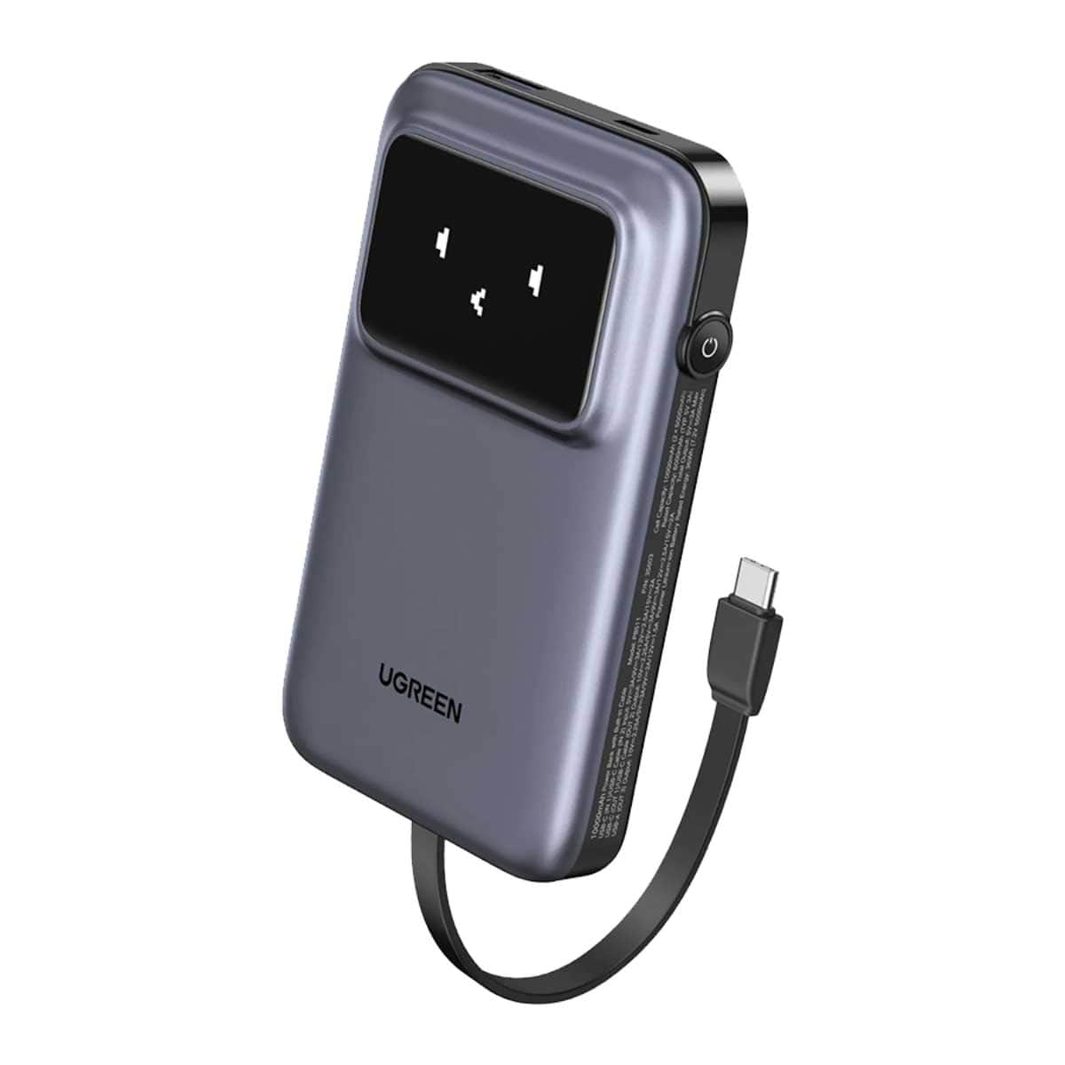 UGREEN Uno PB511 10000mAh 30W Built-in USB-C Cable Power Bank