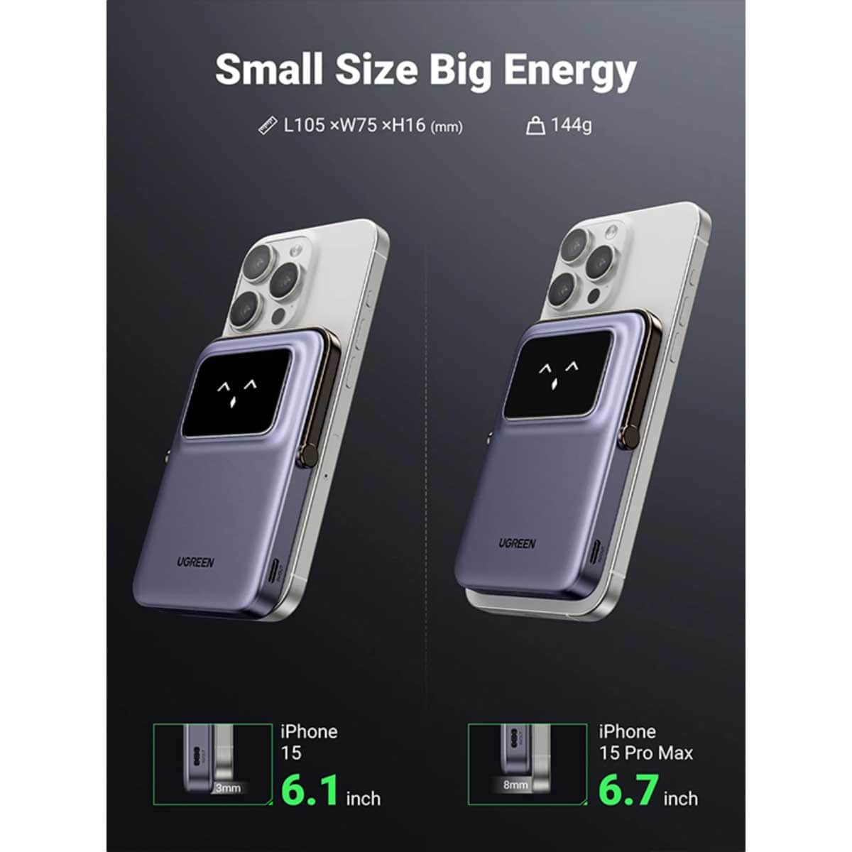 UGREEN Uno PB571 5000mAh 20W Wireless Power Bank