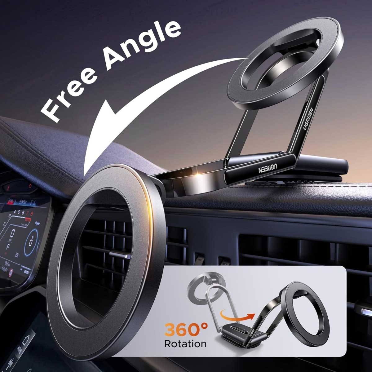 UGREEN Magnetic Dashboard Car Phone Mount
