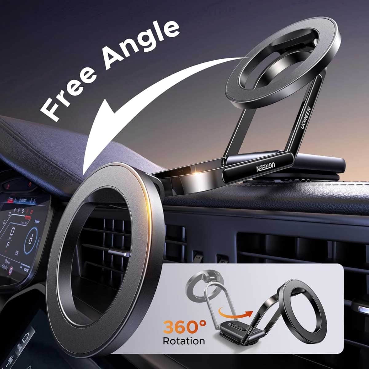 UGREEN Magnetic Dashboard Car Phone Mount