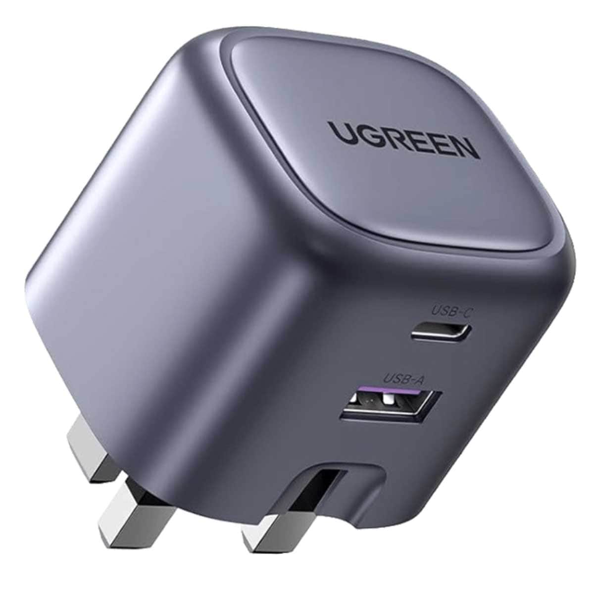 UGREEN Nexode 35W 2-Port USB-C/USB-A GaN Wall Charger