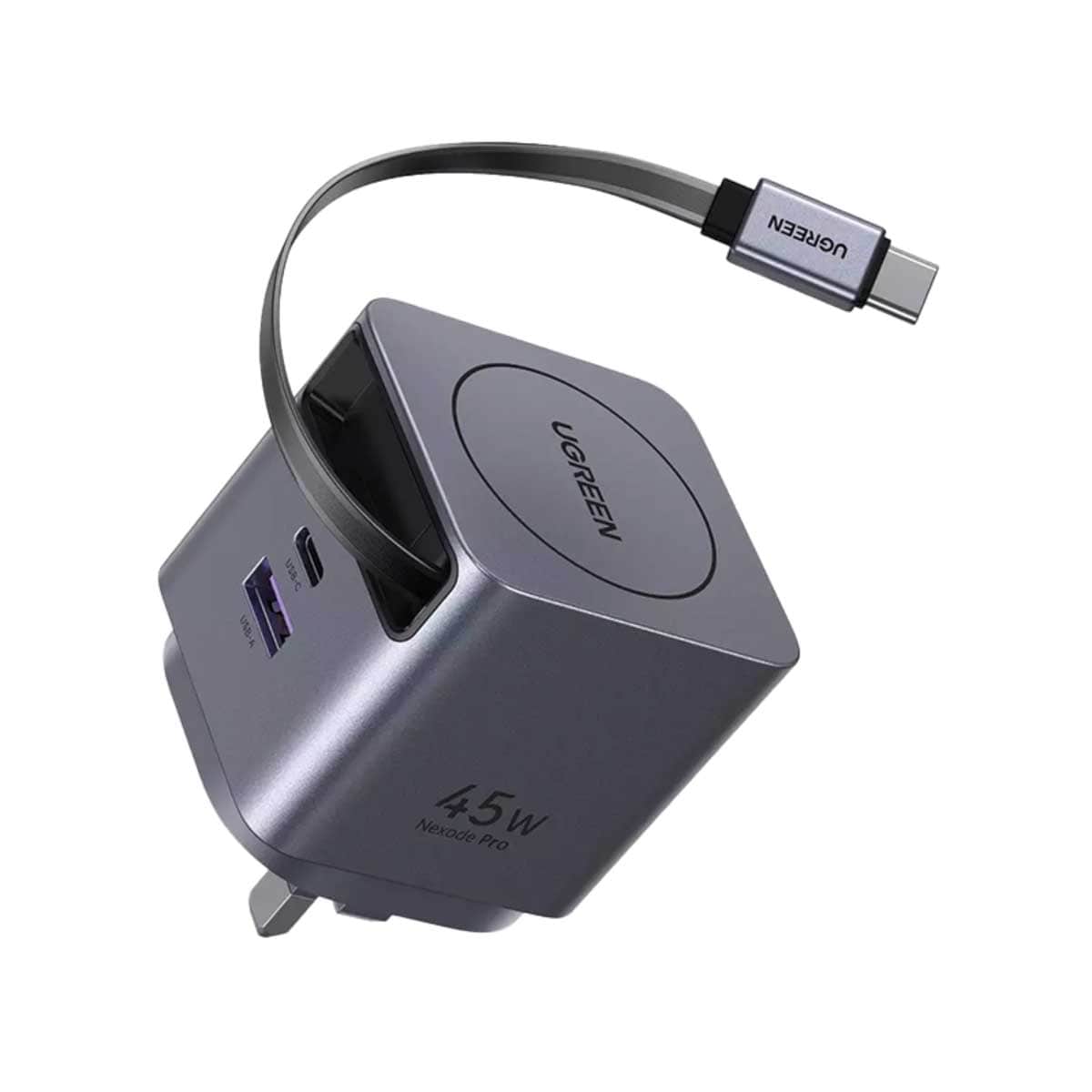 UGREEN Nexode Pro X614 45W 2-Port GaN Wall Charger with USB-C Cable