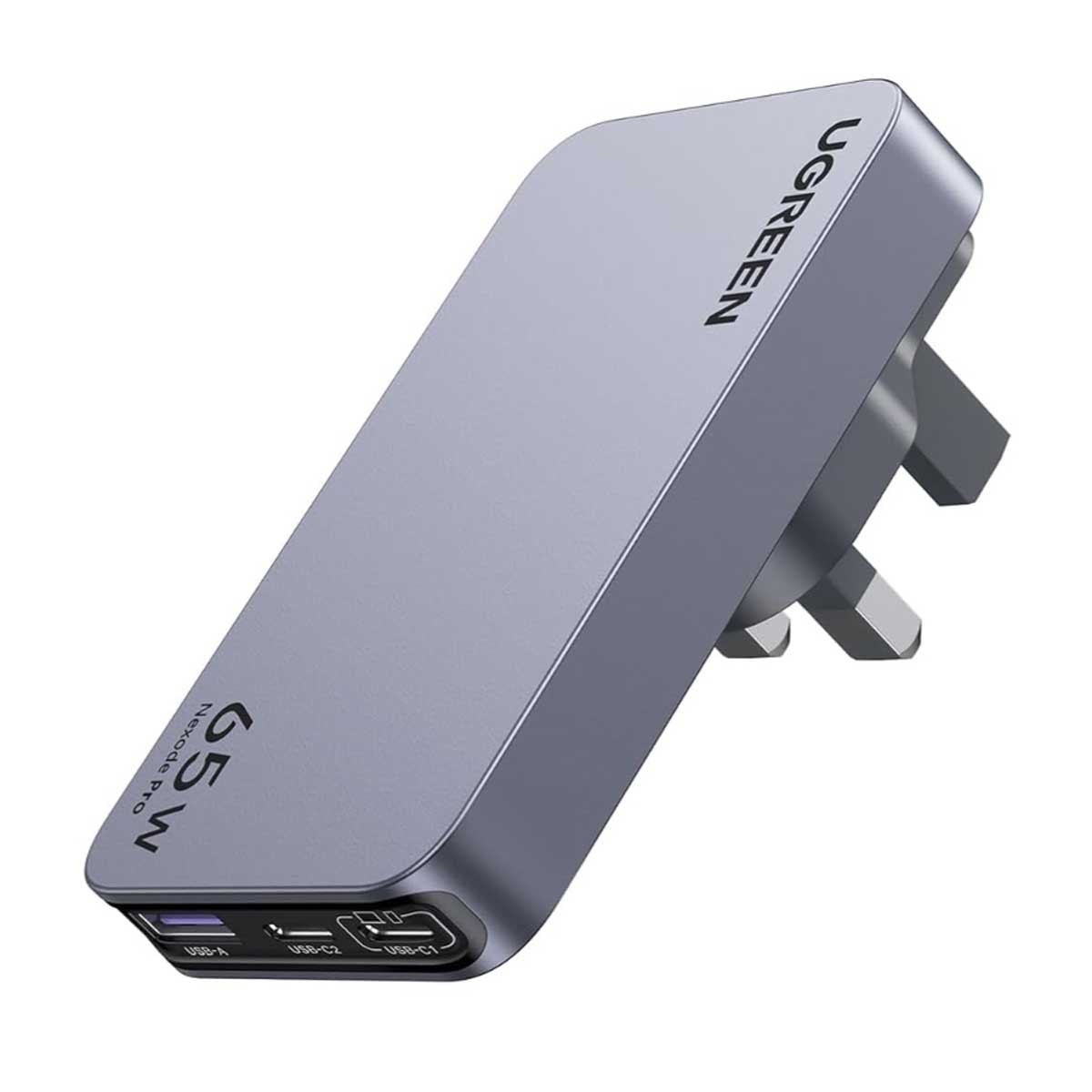 يوجرين Nexode Pro X753 شاحن حائط GaN بقدرة 65W مع 3 منافذ