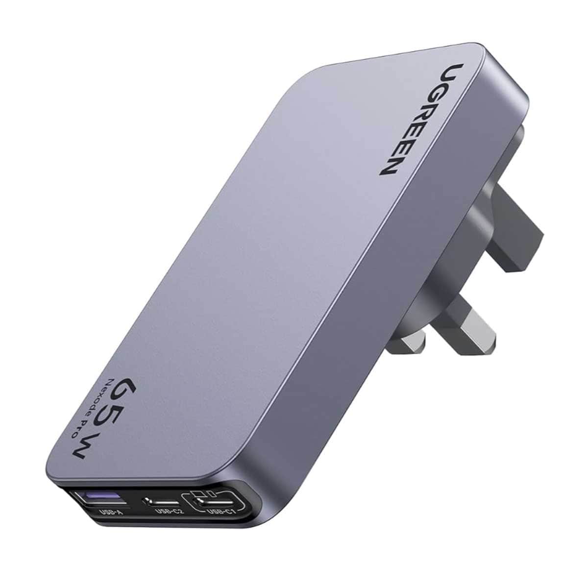 يوجرين Nexode Pro X753 شاحن حائط GaN بقدرة 65W مع 3 منافذ