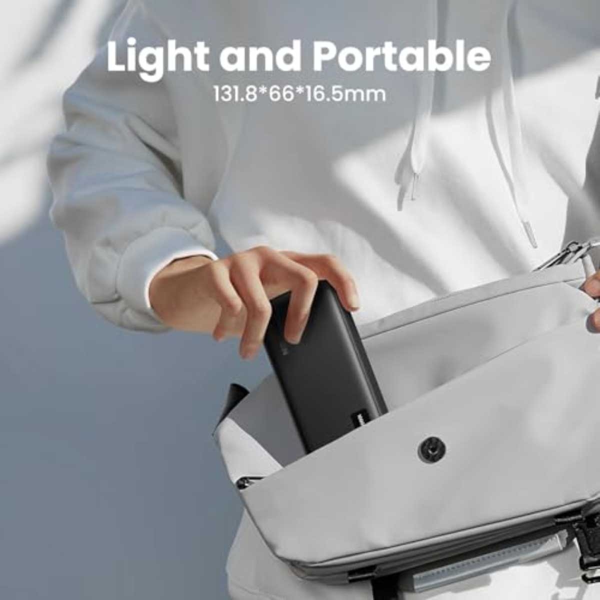 يوجرين PB311 باور بانك 10000mAh بقدرة 20W