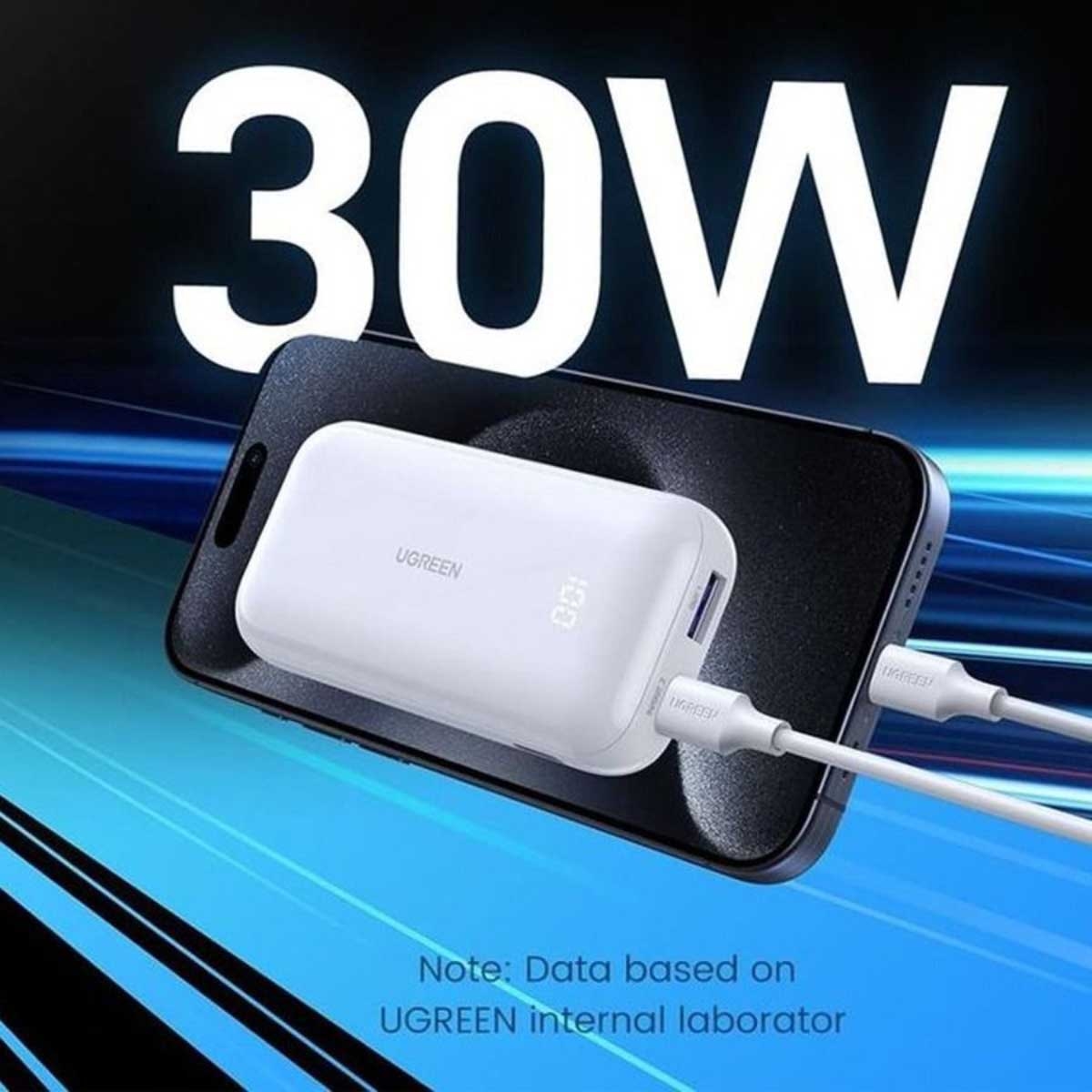 يوجرين PB501 باور بانك 10000mAh بقدرة 30W