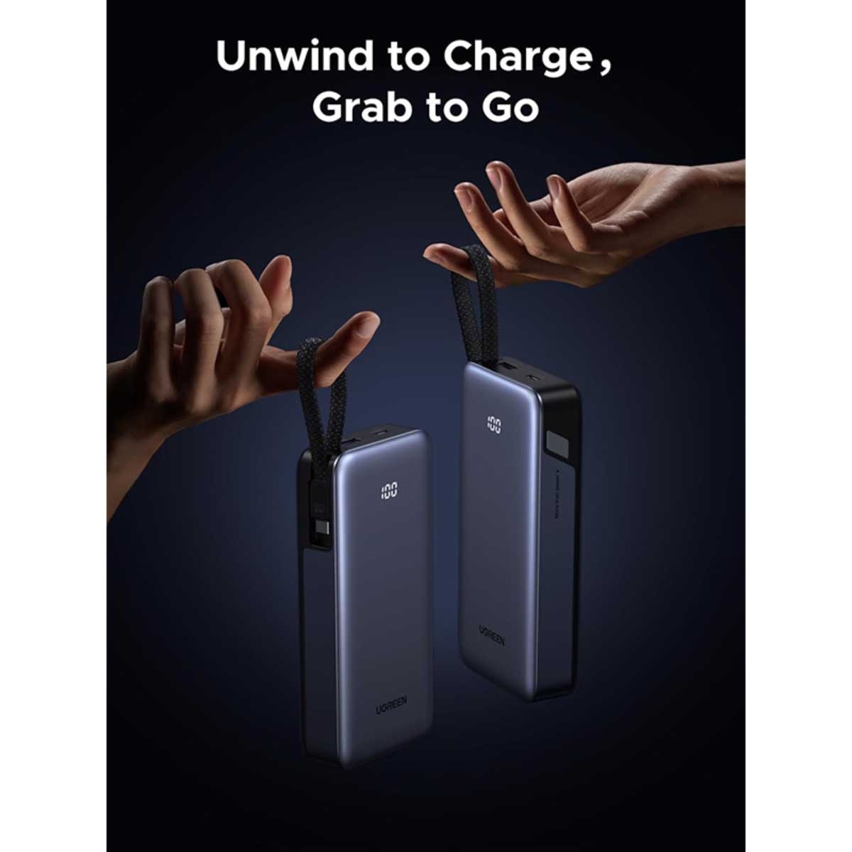 يوجرين PB536 باور بانك 20000mAh بقدرة 45W