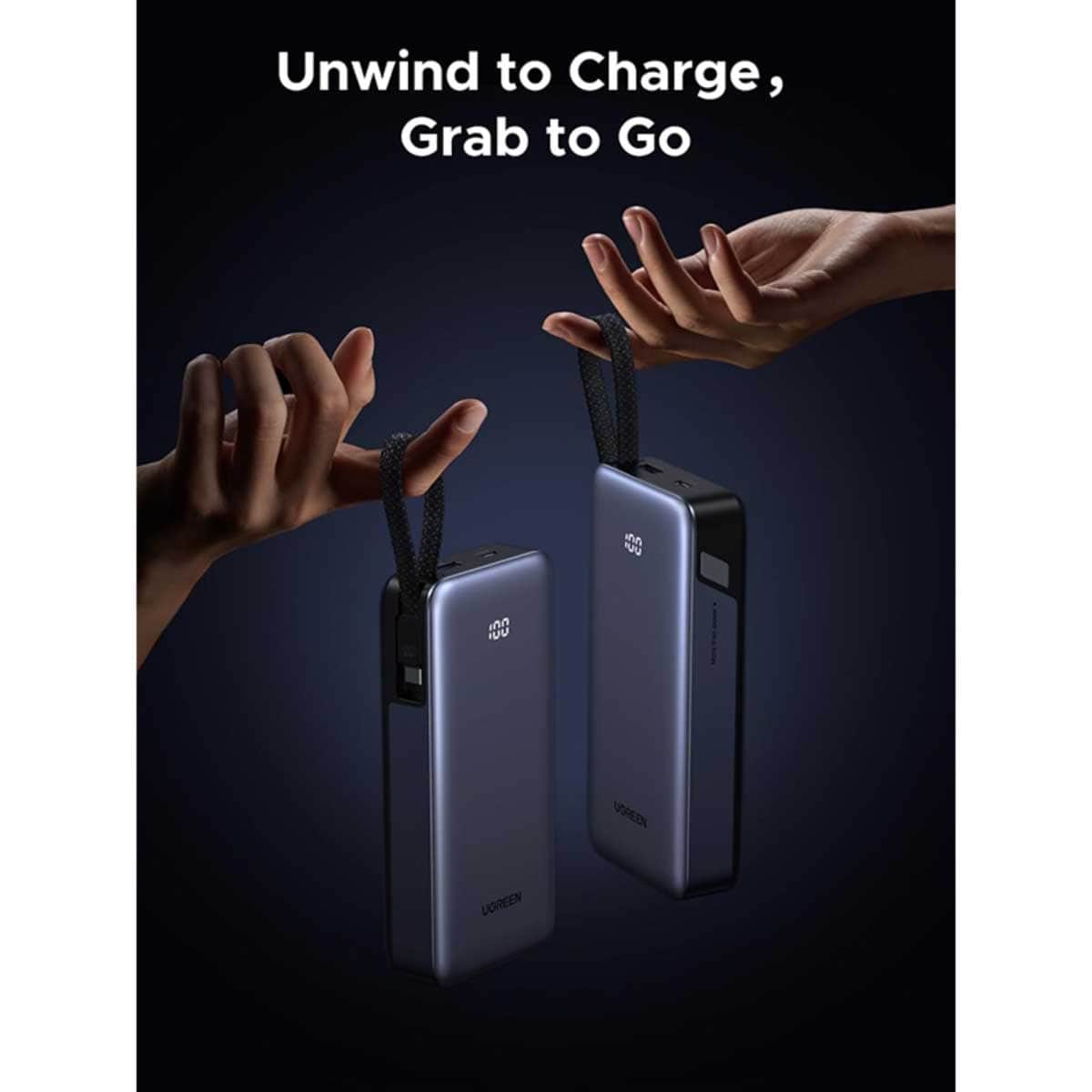 يوجرين PB536 باور بانك 20000mAh بقدرة 45W