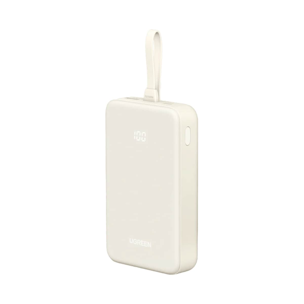 يوجرين باور بانك 20000mAh بقدرة 22.5W مع كابل USB-C مدمج