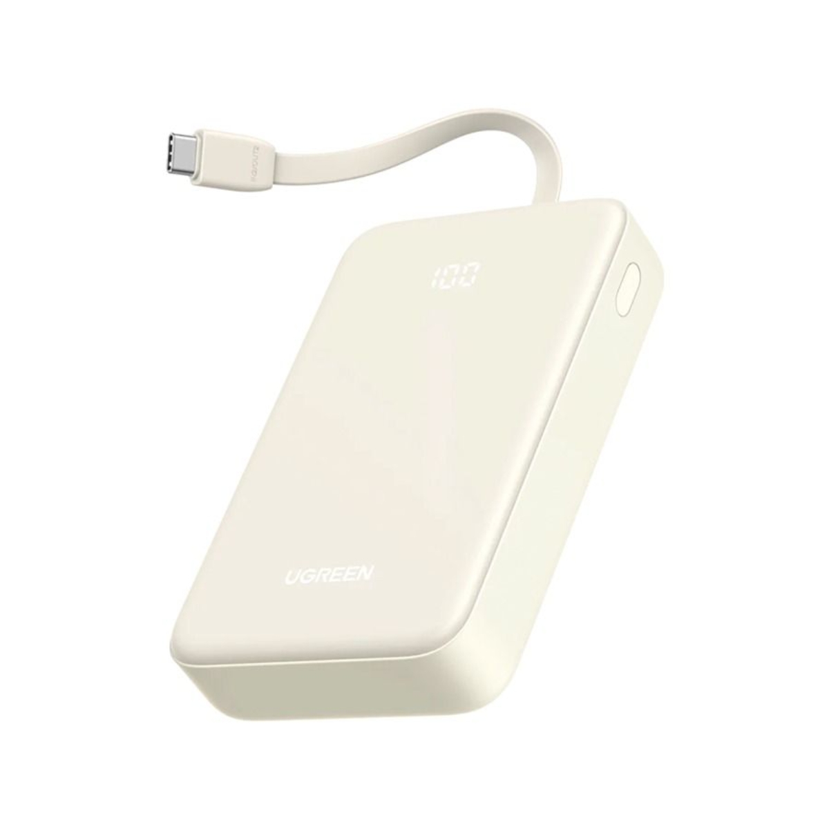 يوجرين باور بانك 20000mAh بقدرة 22.5W مع كابل USB-C مدمج