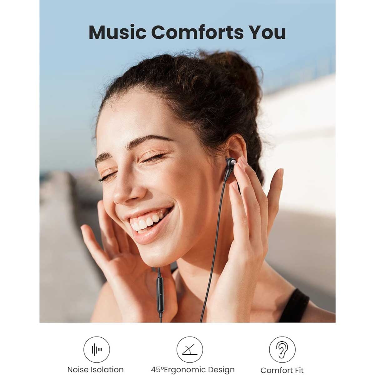 يوجرين سماعة أذن سلكية داخل الأذن Type-C