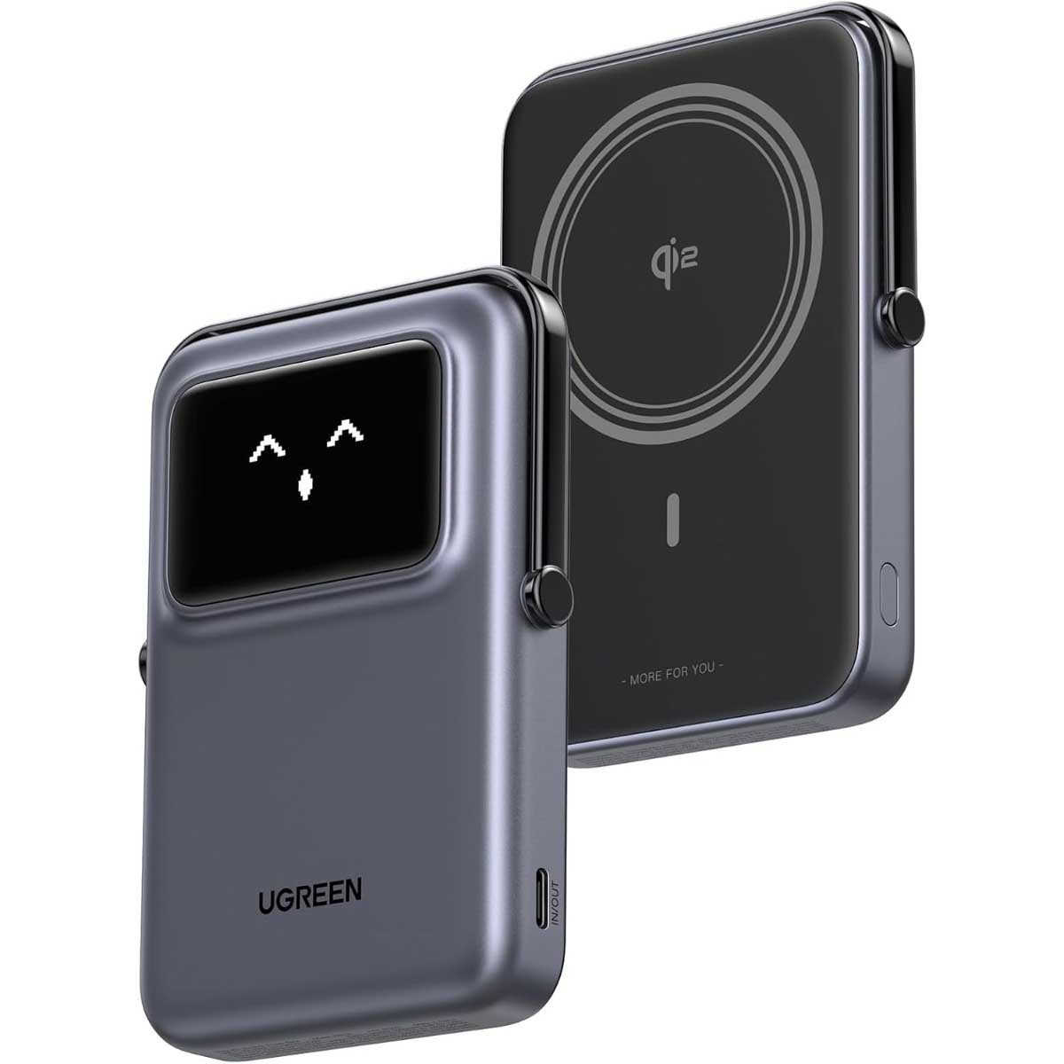 يوجرين Uno باور بانك مغناطيسي Qi2 بسعة 10000mAh وبقدرة 15W