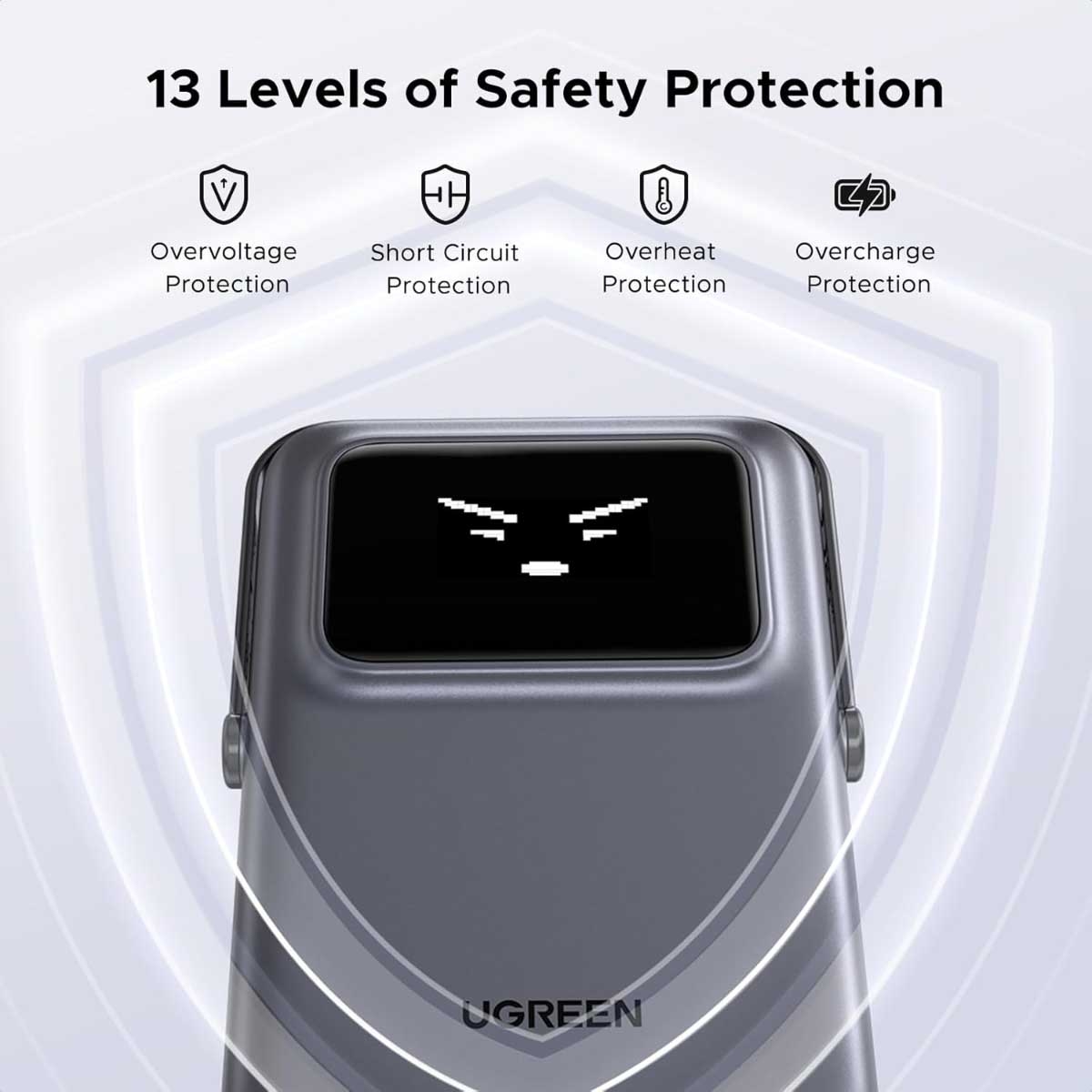 يوجرين Uno باور بانك مغناطيسي Qi2 بسعة 10000mAh وبقدرة 15W