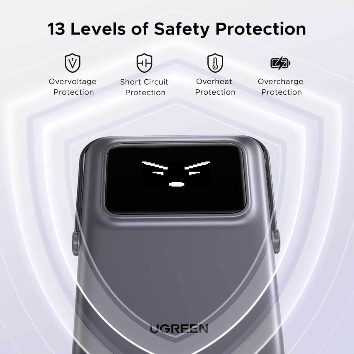 يوجرين Uno باور بانك مغناطيسي Qi2 بسعة 10000mAh وبقدرة 15W