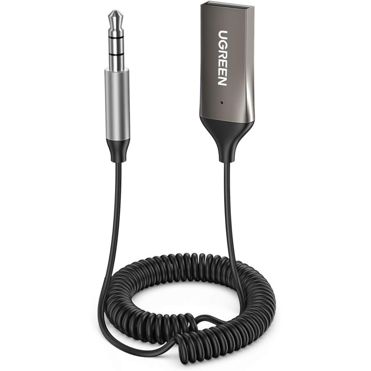 يوجرين مستقبل سيارة Bluetooth 6.0 من USB 2.0 إلى 3.5mm
