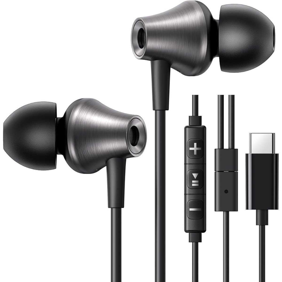 يوجرين سماعة أذن سلكية داخل الأذن USB-C