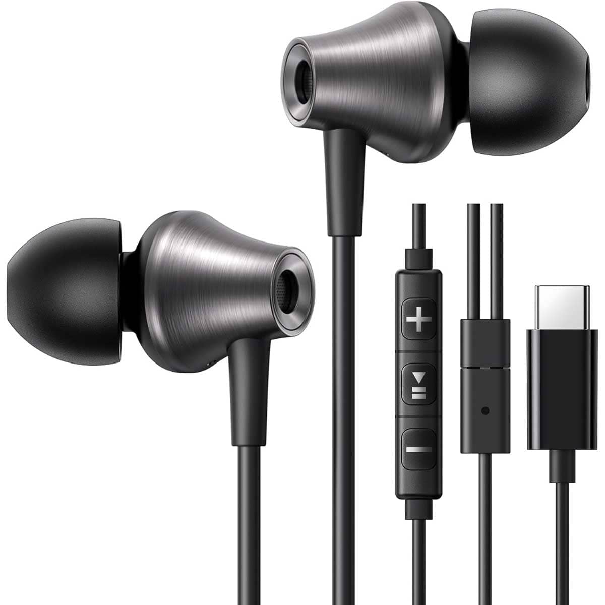 يوجرين سماعة أذن سلكية داخل الأذن USB-C