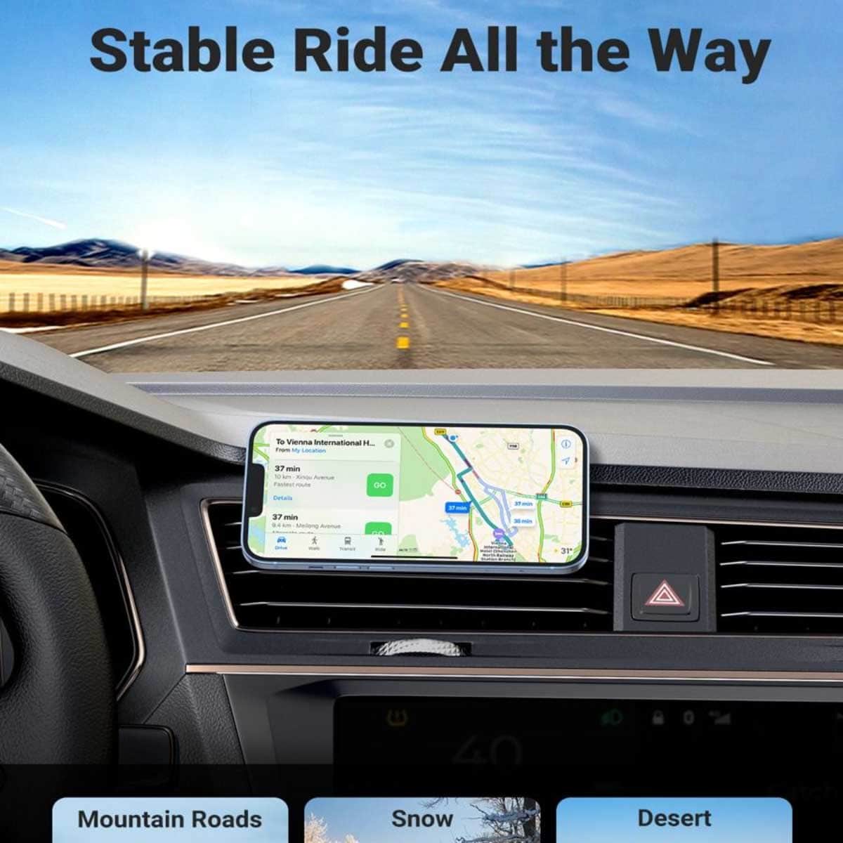 UGREEN Waterfall Magnetic Car Phone Mount