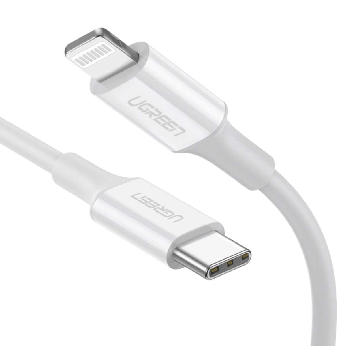 UGREEN White 1.5m 60W USB-C to Lightning Cable