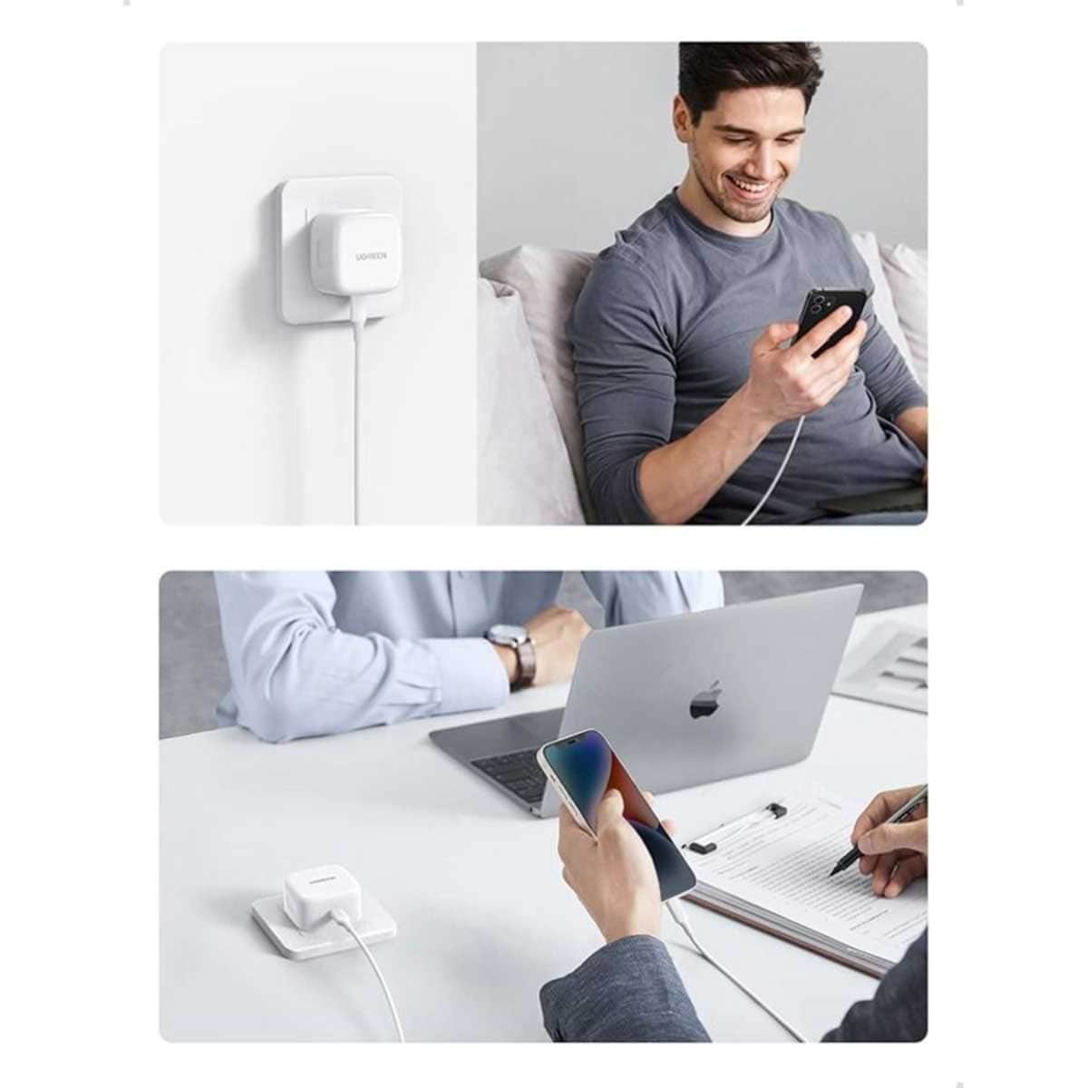 UGREEN 20W USB-C Wall Charger with Lightning Cable