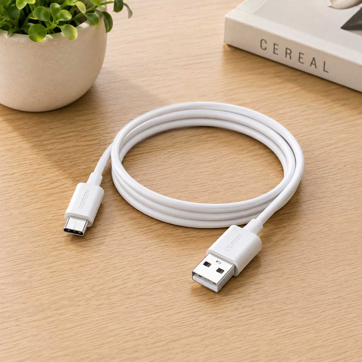 يوجرين US287 كابل USB-A إلى USB-C