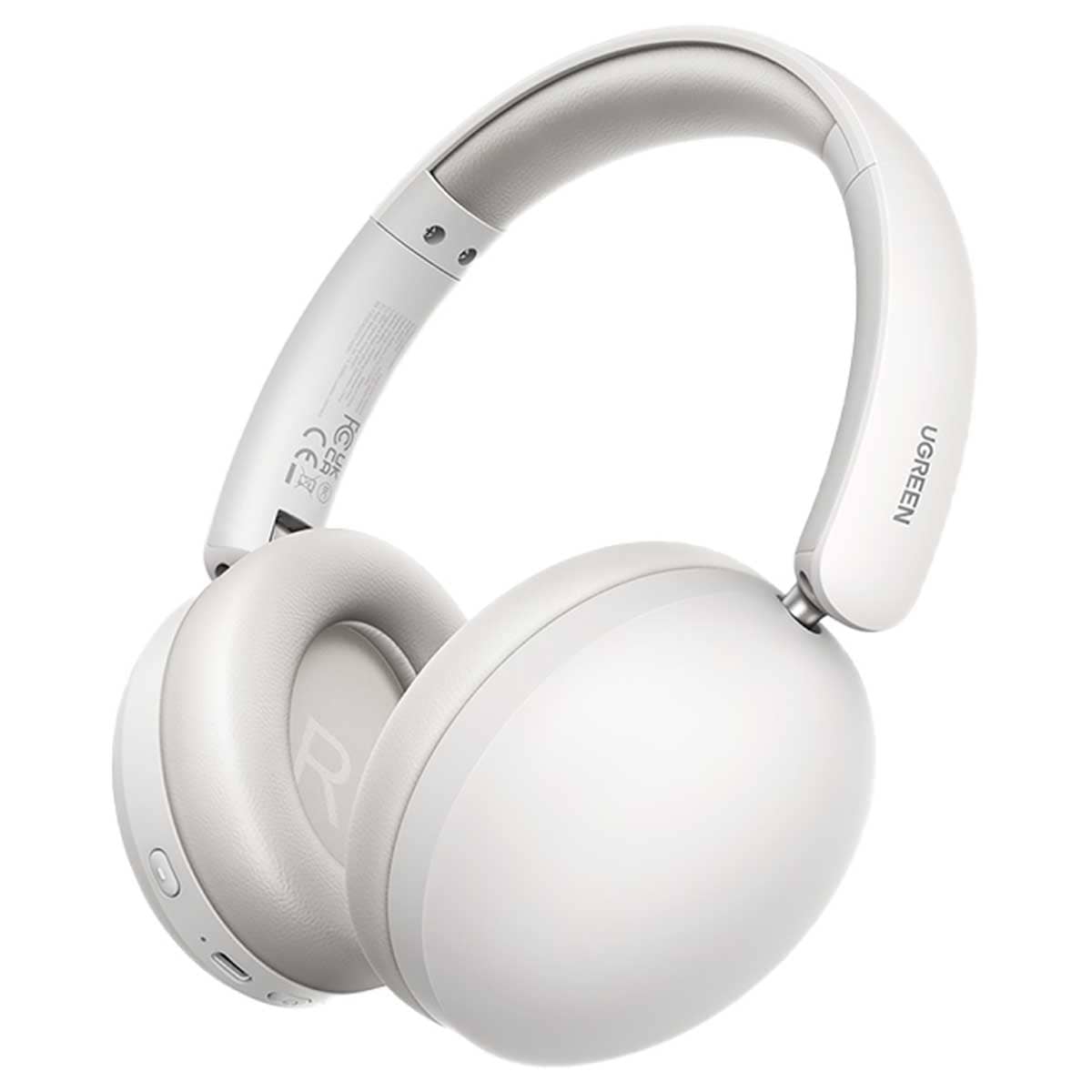يوجرين HiTune Max 2 HP205 أبيض سماعات رأس لاسلكية فوق الأذن مع إلغاء الضوضاء النشط