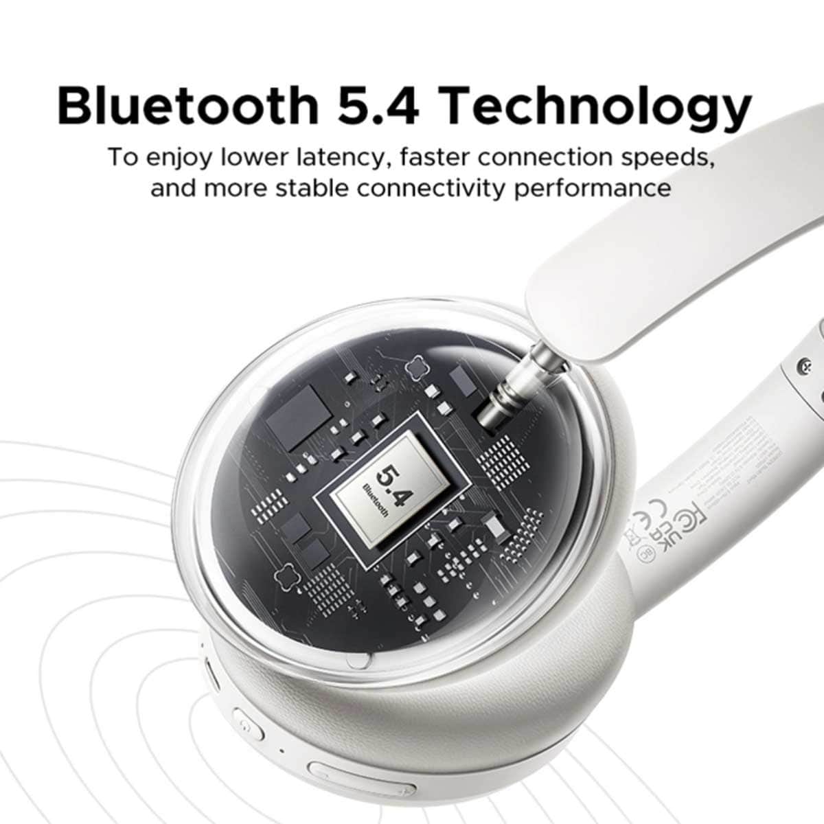 يوجرين HiTune Max 2 HP205 سماعات رأس لاسلكية فوق الأذن مع إلغاء الضوضاء النشط
