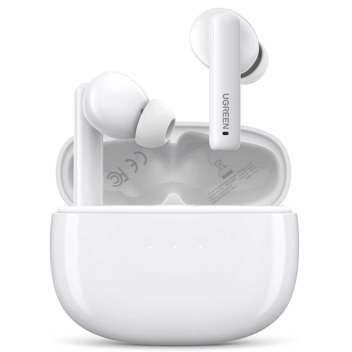 UGREEN White HiTune T3 True Wireless Earbuds