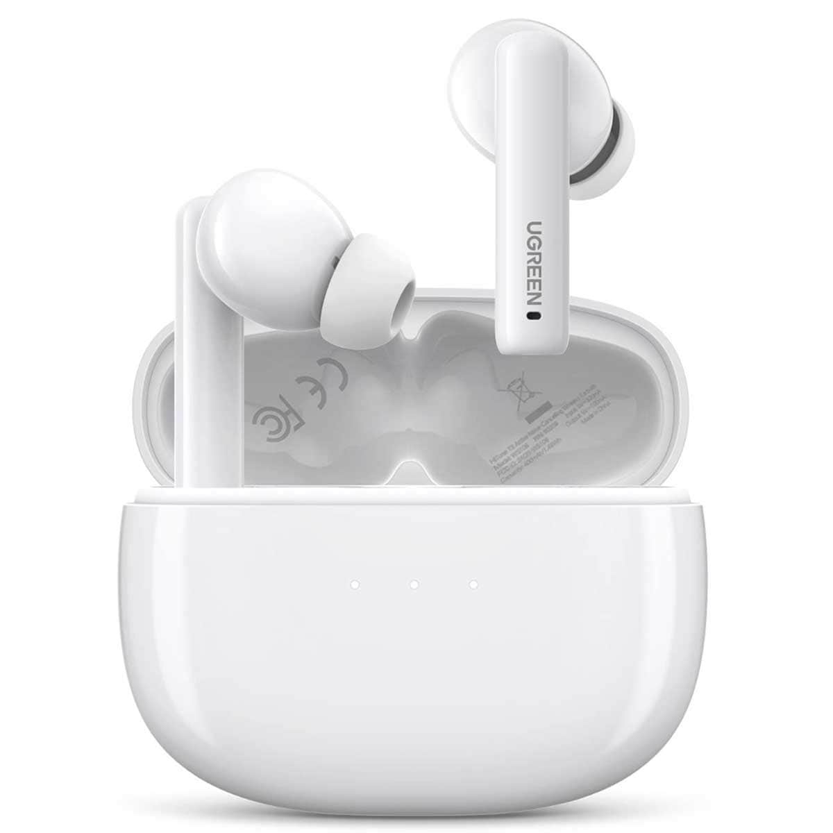 UGREEN White HiTune T3 True Wireless Earbuds
