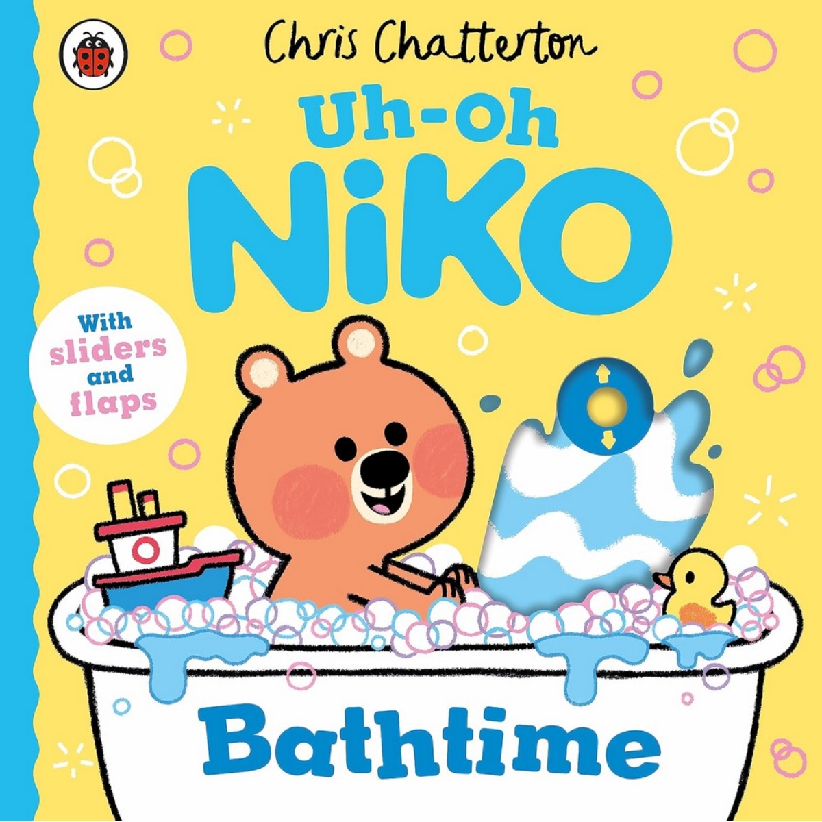 Uh-Oh, Niko: Bathtime : قصة ادفع واسحب وانزلق تأليف كريس شاترتون - 4 أبريل 2024