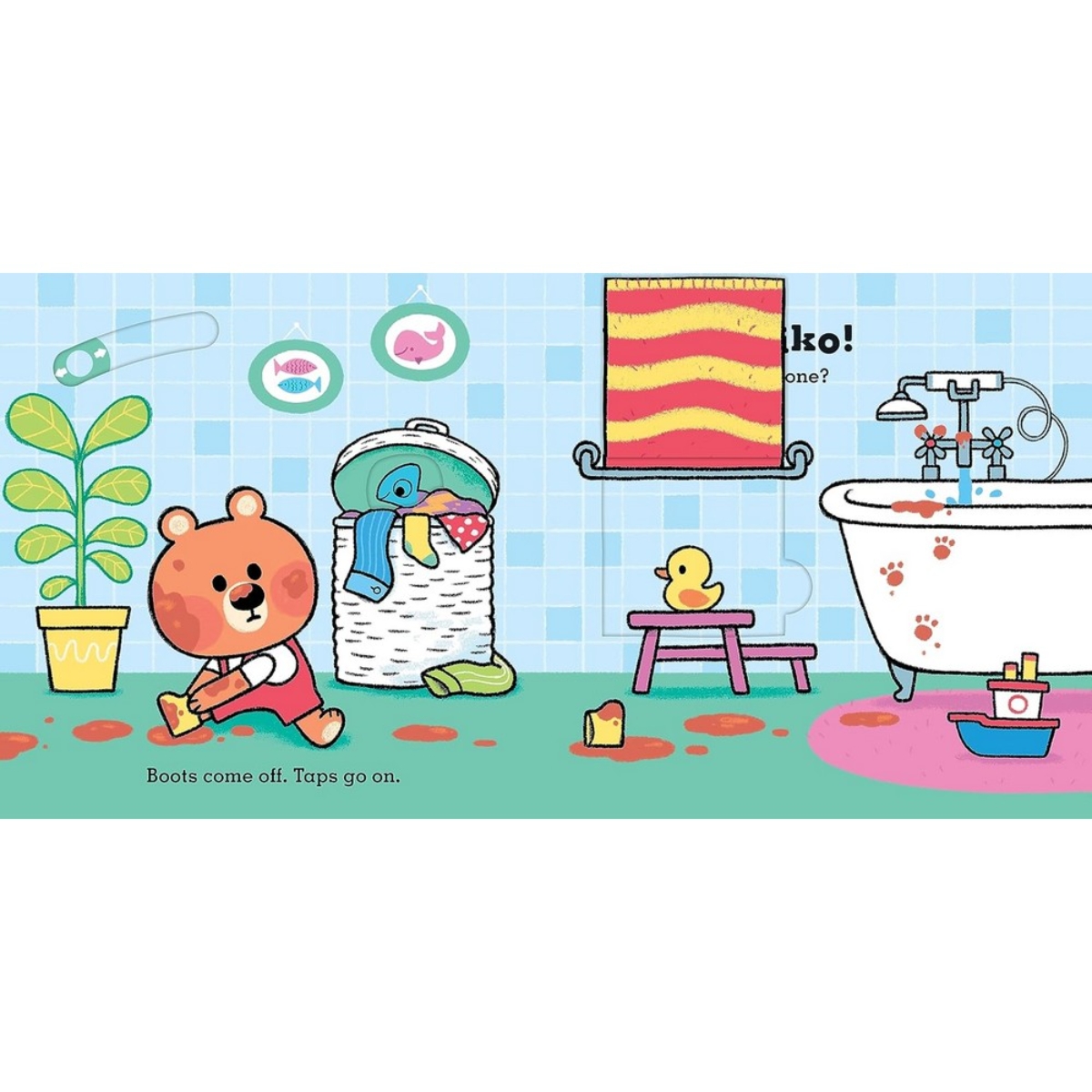 Uh-Oh, Niko: Bathtime : قصة ادفع واسحب وانزلق تأليف كريس شاترتون - 4 أبريل 2024