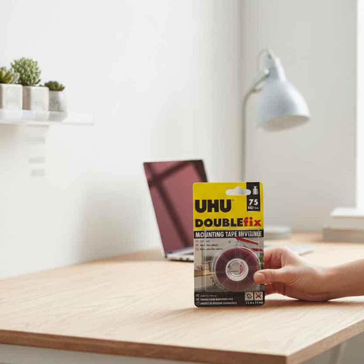 UHU Clear 59" x 0.75" Heavy Duty Mounting Roll
