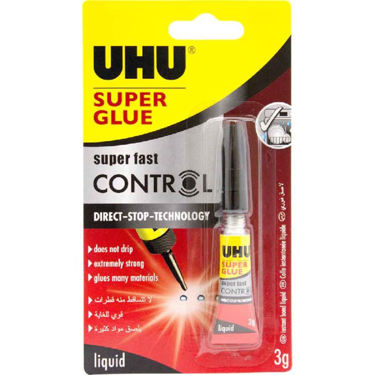UHU 3ml Clear Super Glue