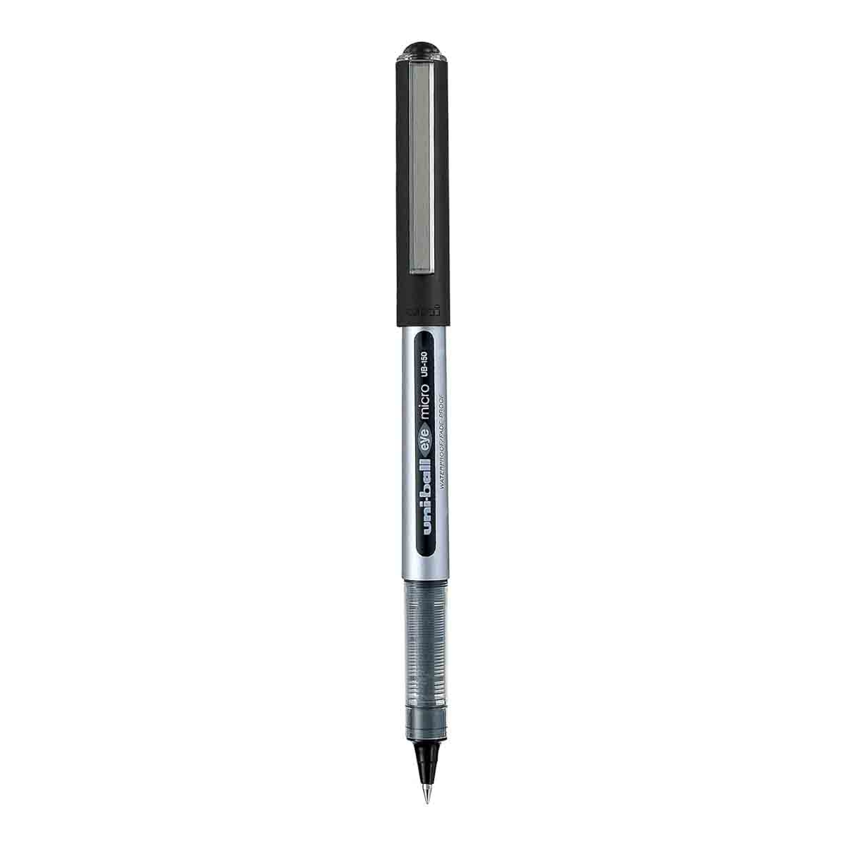 Uni-Ball 0.5mm Eye Micro Black Roller Pen, Pack of 2