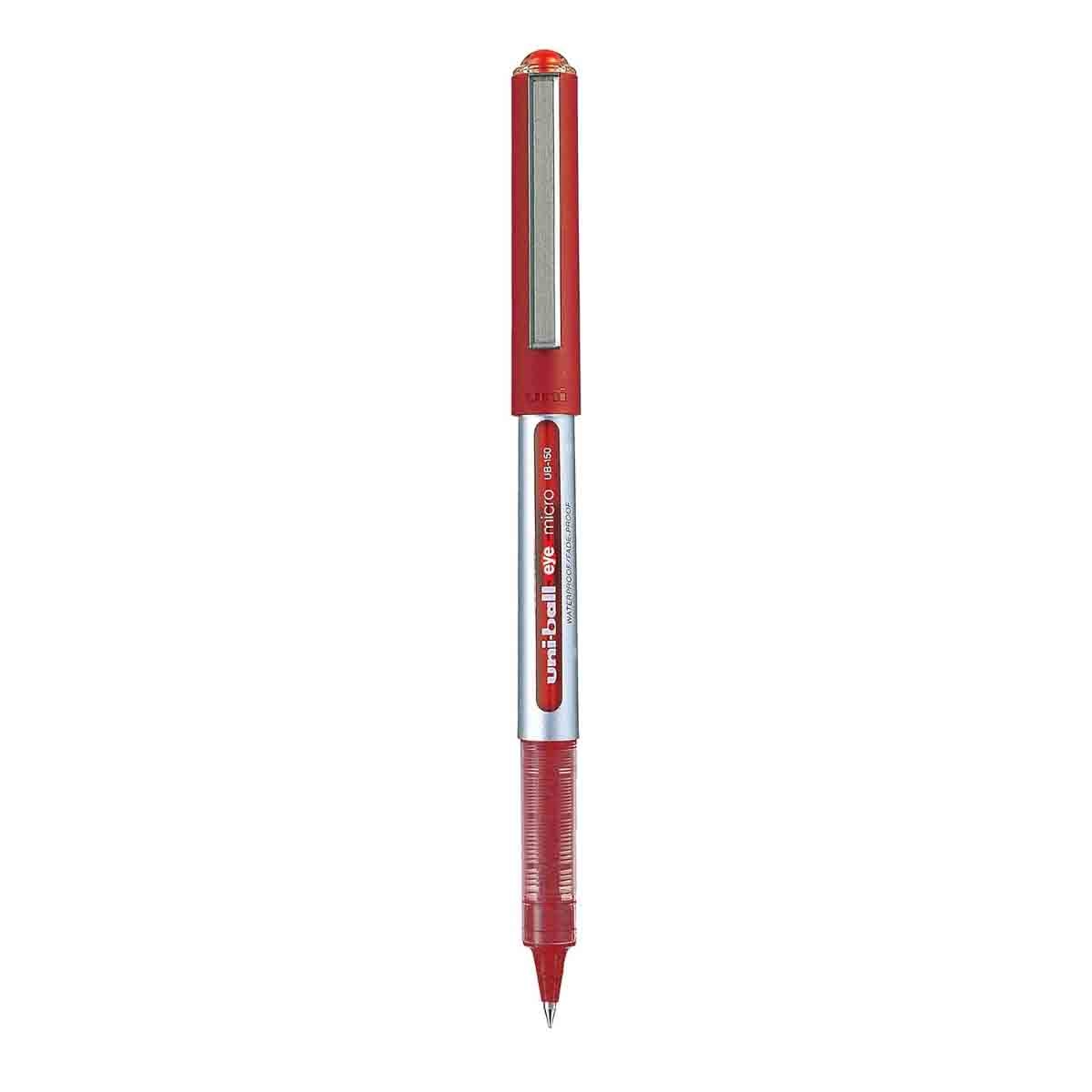 Uni-Ball 0.5mm Eye Micro Blue & Red Roller Pen, Pack of 2