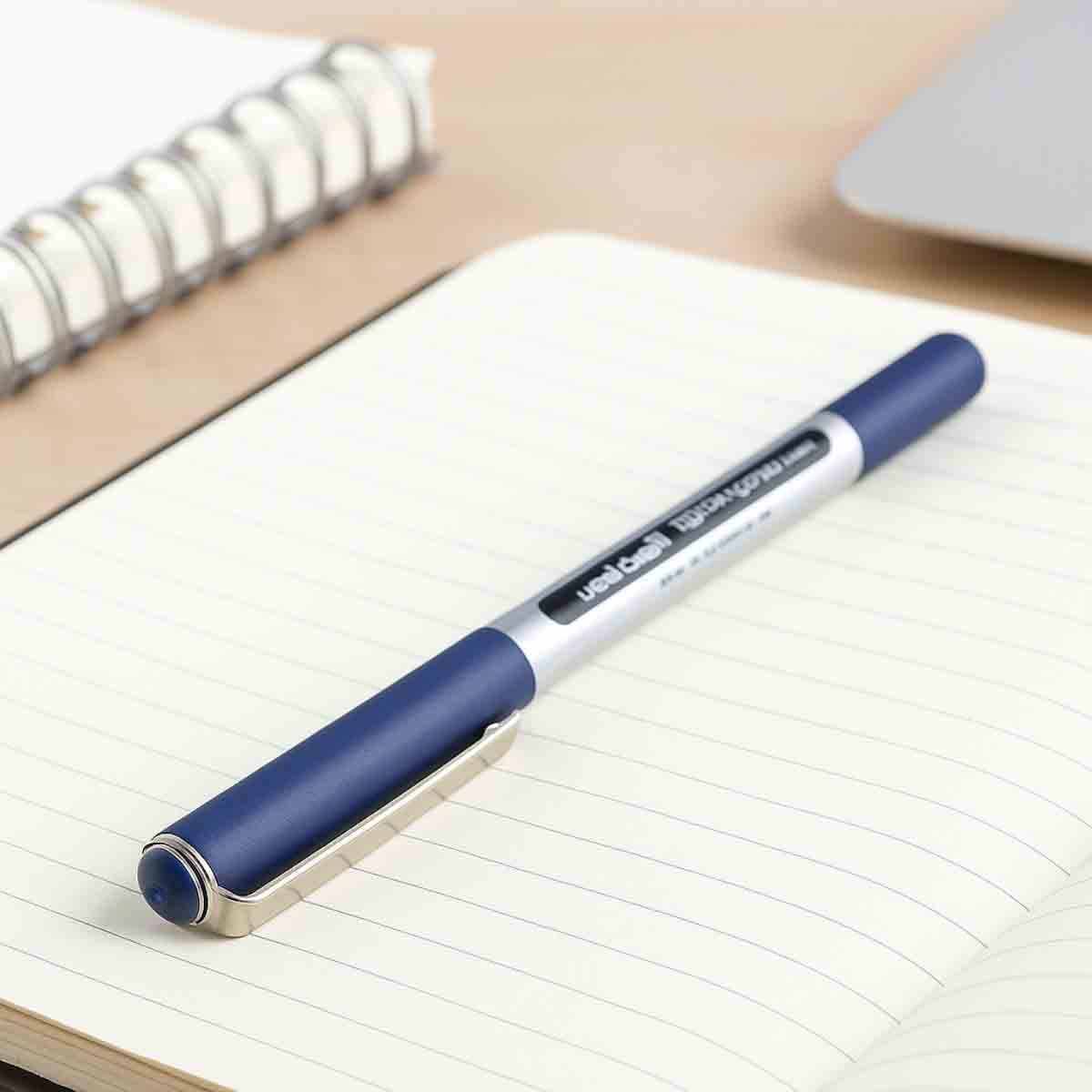 يوني بول مجموعة 2 قلم رولربول ميكرو أزرق 0.5 ملم