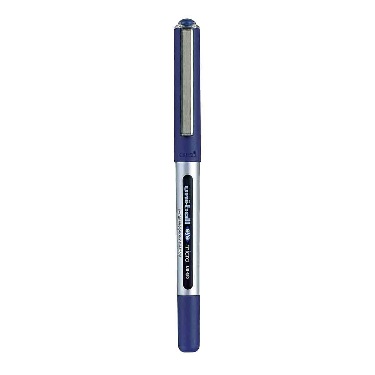 Uni-Ball 0.5mm Eye Micro Blue Roller Pen, Pack of 3
