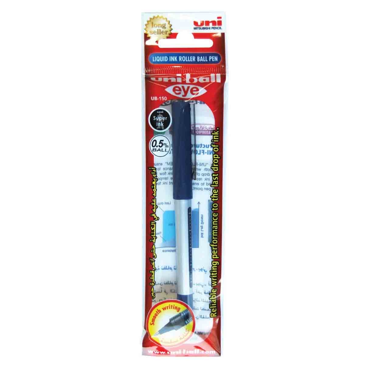 Uni-Ball 0.5mm Fine Tip Blue Micro Rollerball Pen