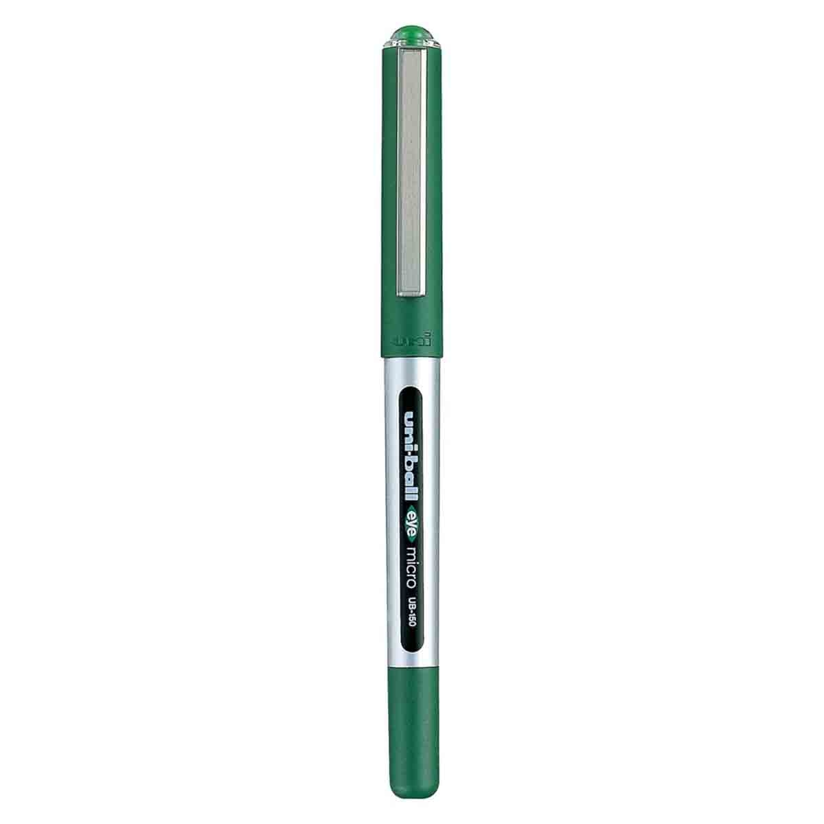 Uni-Ball 0.5mm Fine Tip Green Micro Rollerball Pen