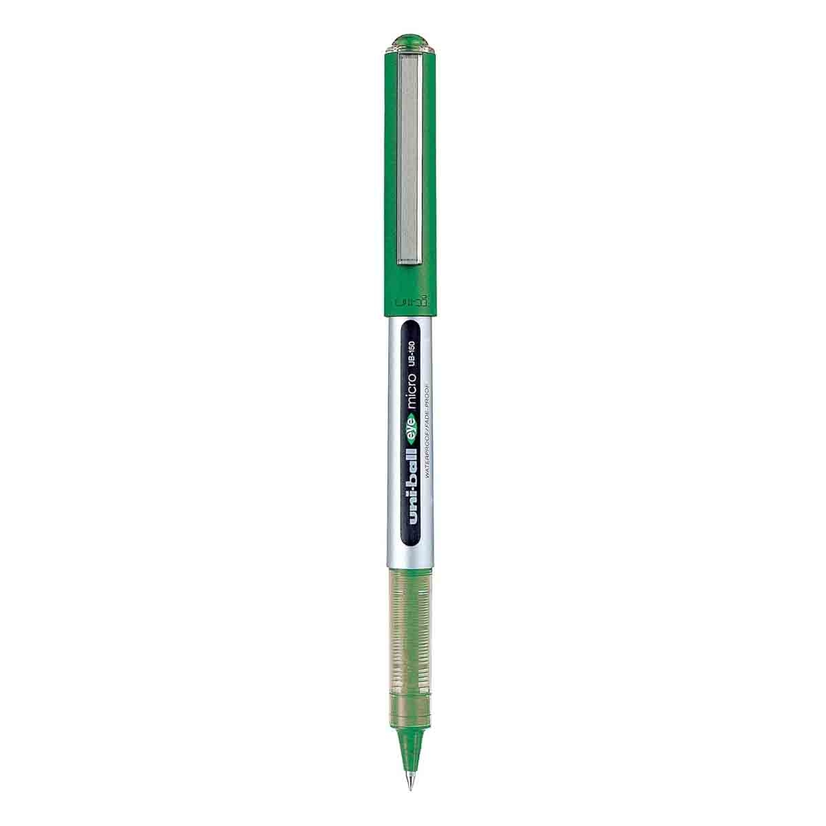 Uni-Ball 0.5mm Fine Tip Green Micro Rollerball Pen
