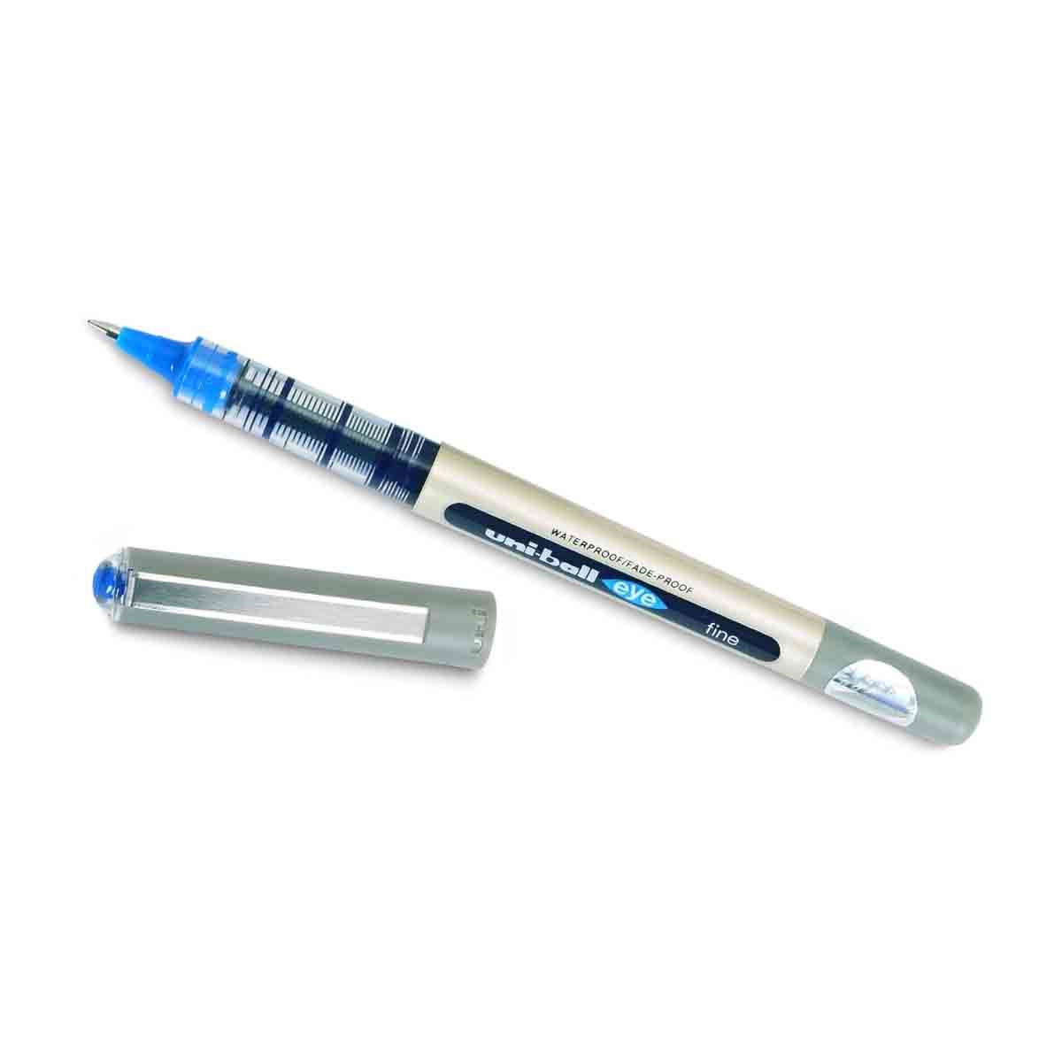 Uni-Ball 0.7mm Eye Fine Tip Roller Blue & Red Balll Pen, Pack of 2