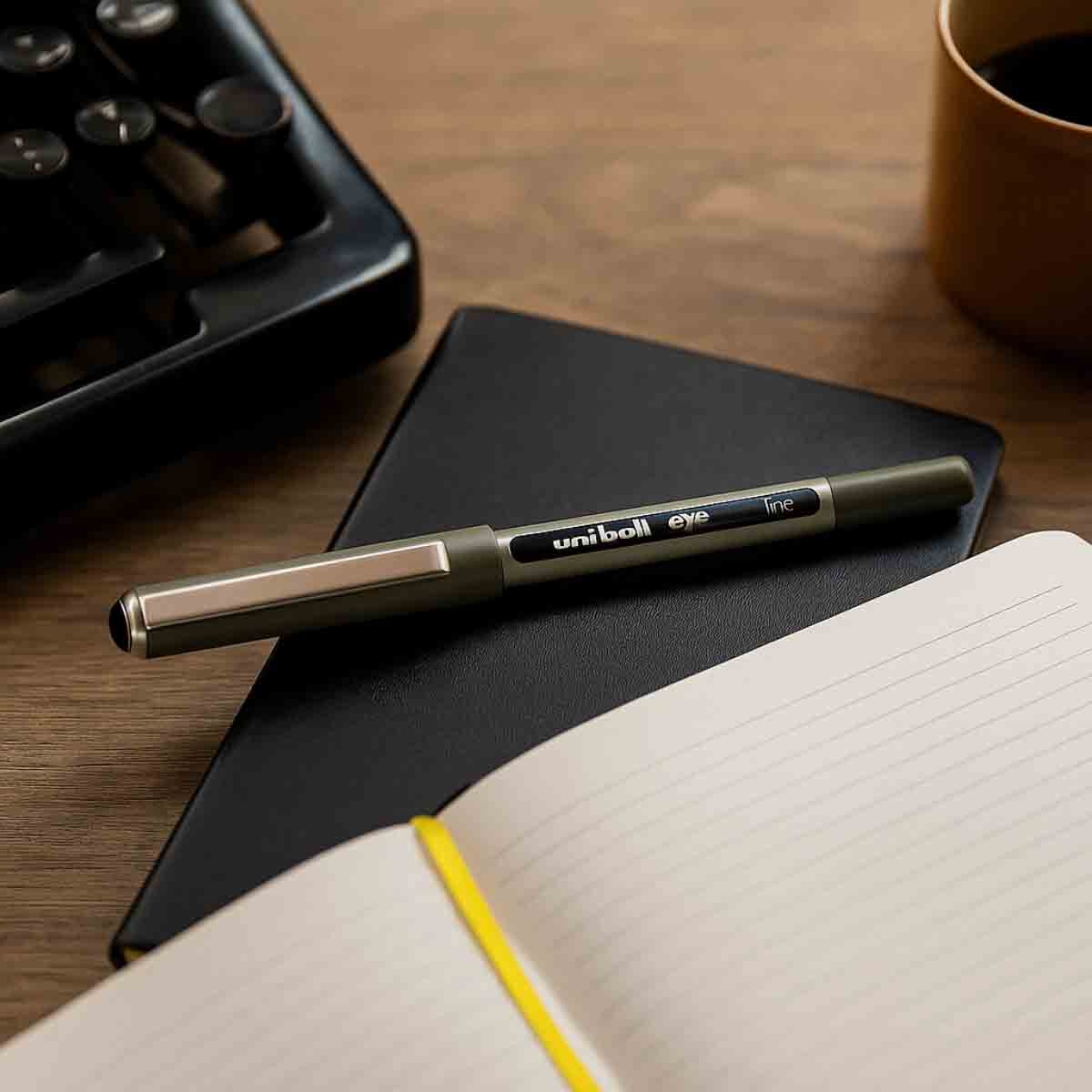 Uni-Ball 0.7mm Eye Liquid Ink Fine Roller Black Ball Pen