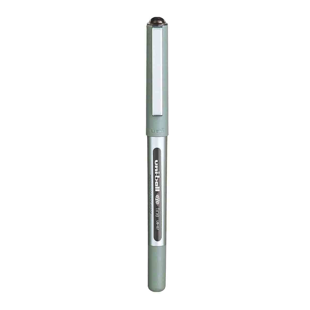 Uni-Ball 0.7mm Eye Liquid Ink Fine Roller Blue & Black Ball Pen, Pack of 2