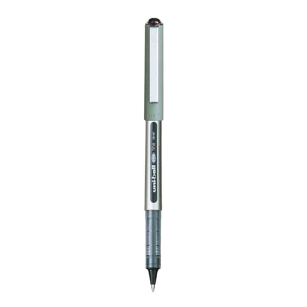Uni-Ball 0.7mm Eye Liquid Ink Fine Roller Blue & Black Ball Pen, Pack of 2